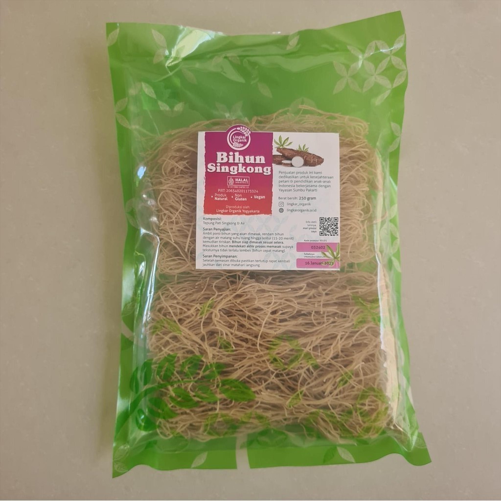 

Mie Bihun Singkong Lingkar Organik 250 Gram