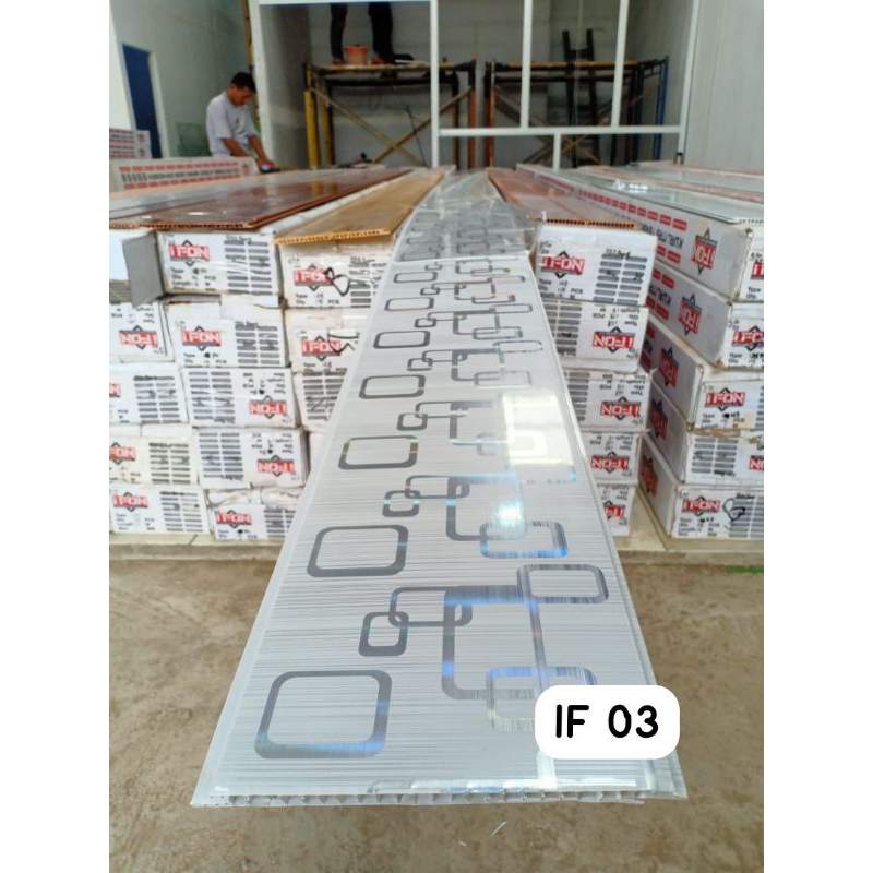 PLAFON PVC TERMURAH MOTIF POLKADOT KOTAK