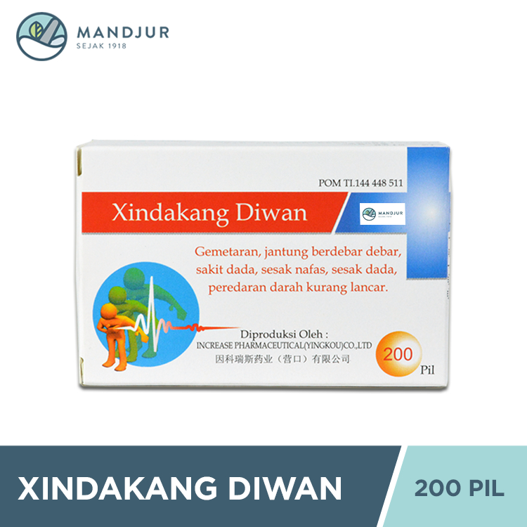 Xindakang Diwan - Obat Herbal Jantung Lemah dan Sering Berdebar
