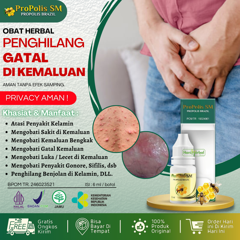 Obat Kepala Penis Gatal Lecet Luka Bengkak Nyeri Herbal Alami - Obat Penghilang Gatal Kemaluan Pria,
