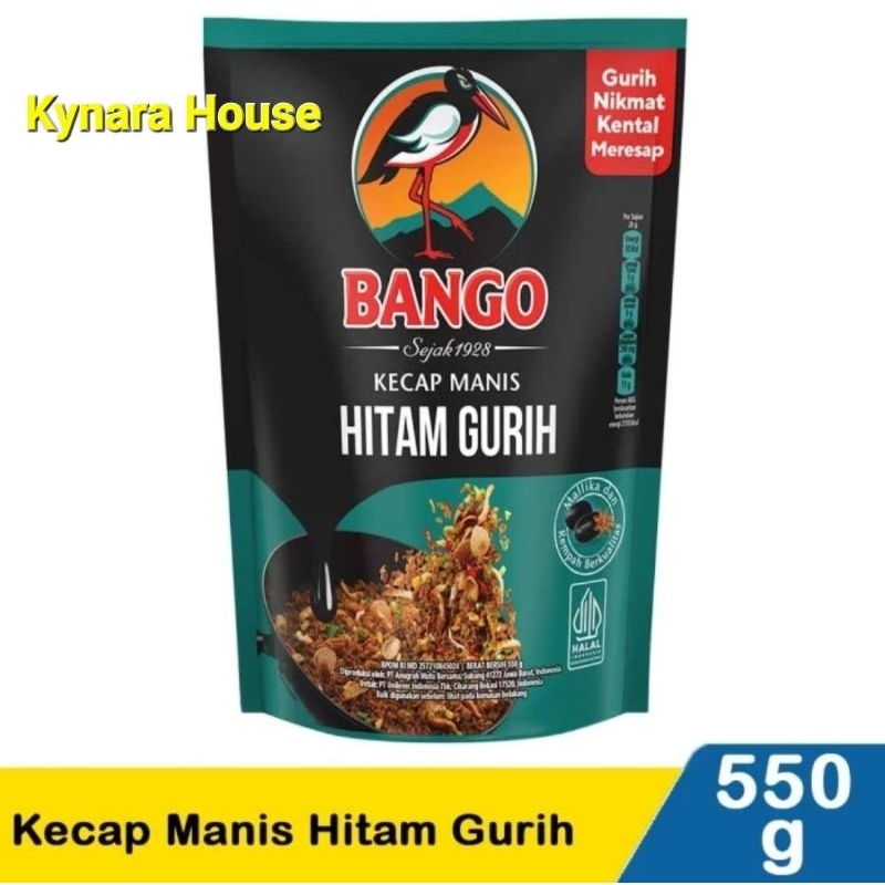 

Bango Kecap Manis Hitam Gurih Refill 550gr