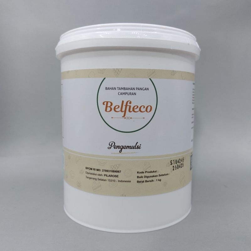 

Belfieco Pengemulsi 1kg - Bellfieco Emulsifier SP Pengembang Pelembut