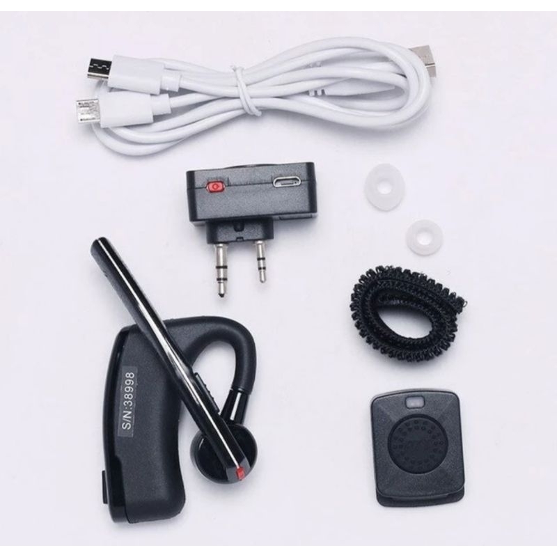 Handsfree bluetooth HT Cina Baofeng WLN Kenwood earmic PTT Earpiace
