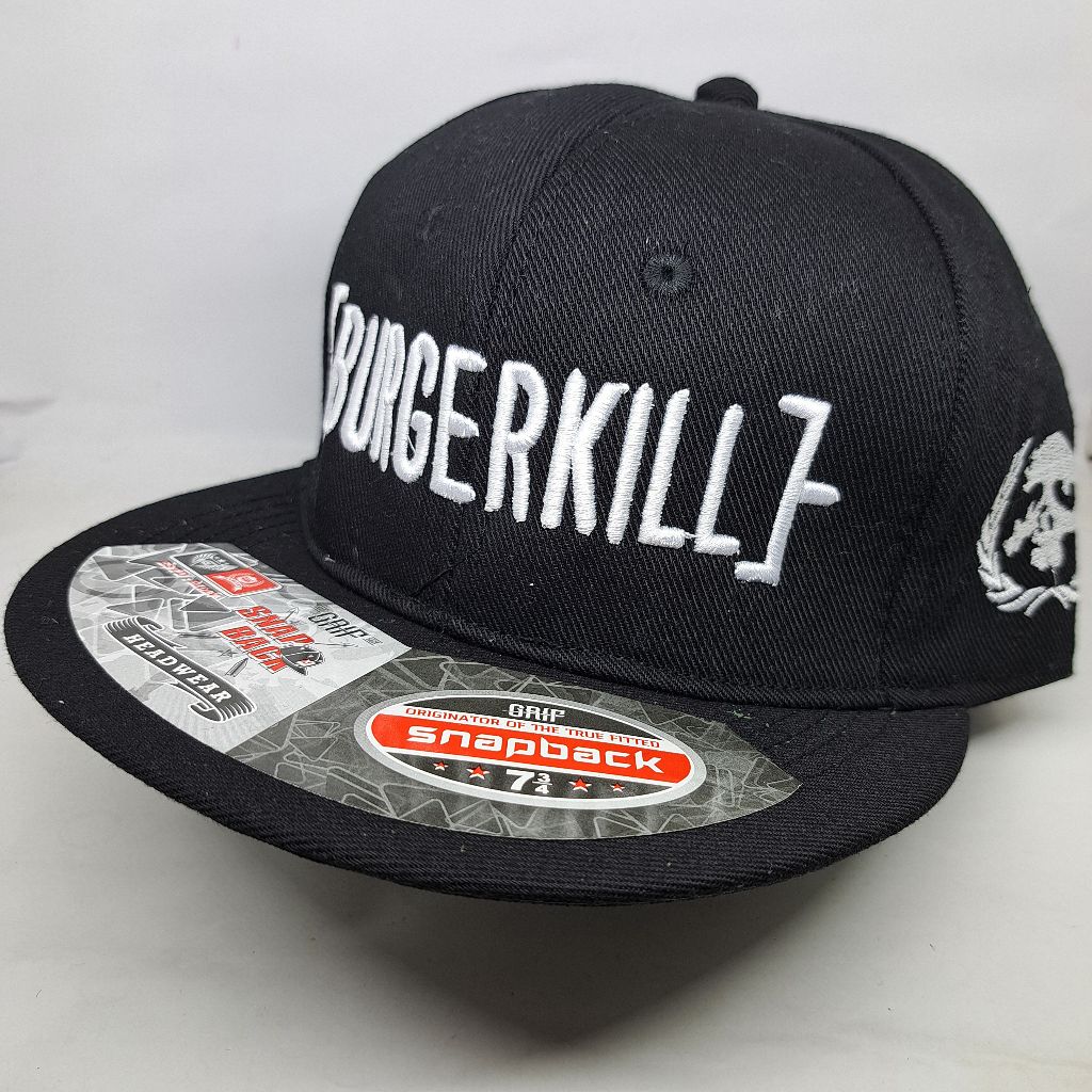 TOPI SNAPBACK BURGRKILL / TOPI BAND METAL / TOPI SNAPBACK FULL BORDIR