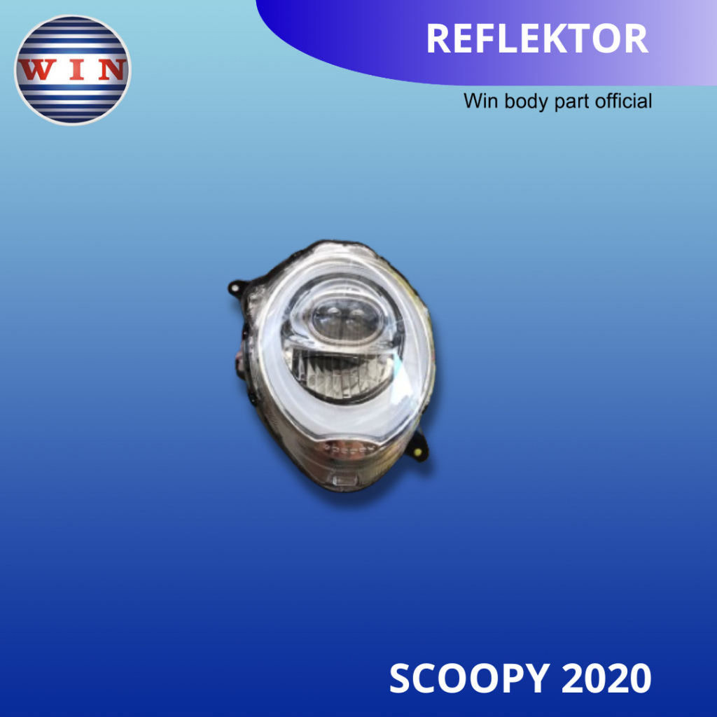 REFLEKTOR LAMPU SCOOPY 2020 WIN REFLEKTOR LAMPU BAGIAN DEPAN HEADLAMP SCOOPY 2020 LED WIN