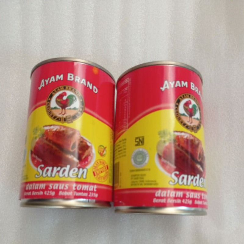 

AYAM BRAND Sarden dalam saus tomat netto 425 gr