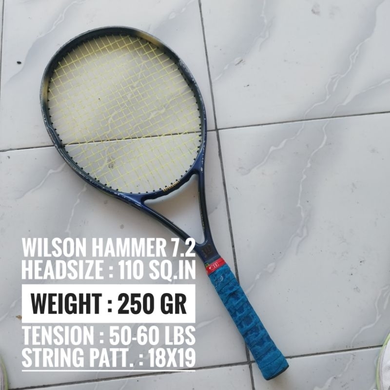 Raket Tenis Wilson Hammer 7.2 110"/250 gr