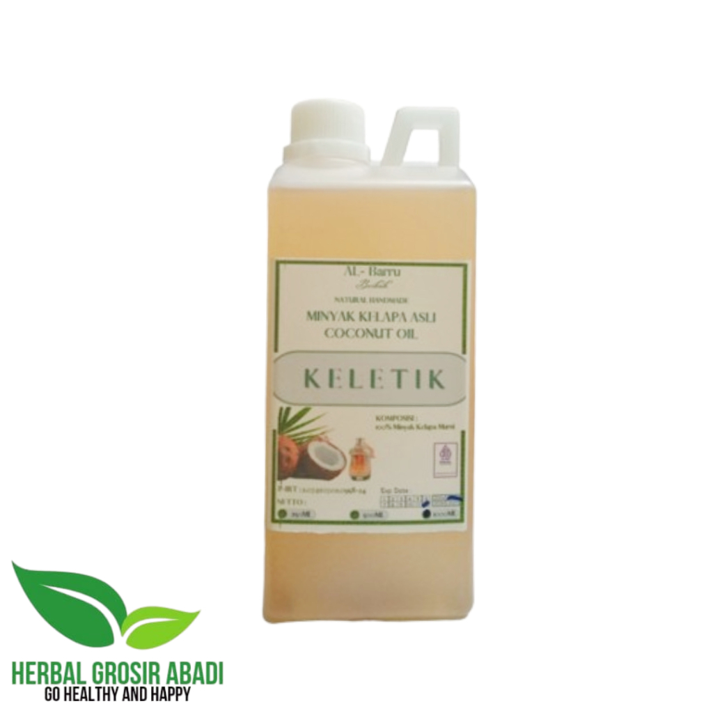 

Minyak Keletik Al-barru 1 Liter I Klentik I Kletik I Minyak Kelapa Murni 100% Asli I VCO