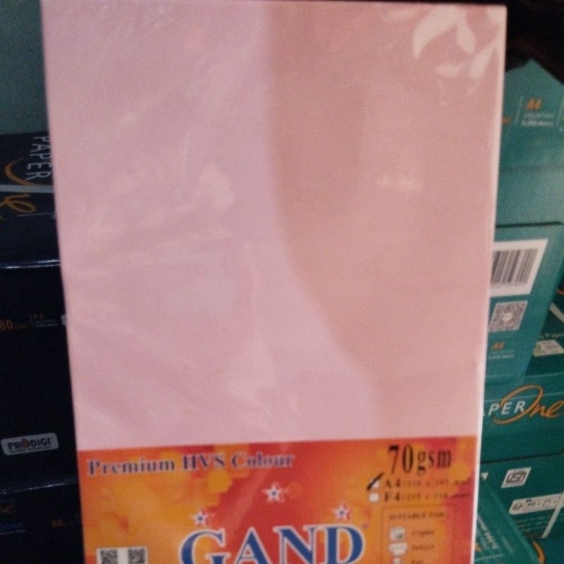

kertas hvs a4 warna merah muda gand 70 gram 1 rim
