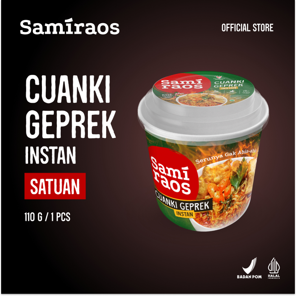 

SAMI RAOS - Cuanki Geprek Instan 85 Gr