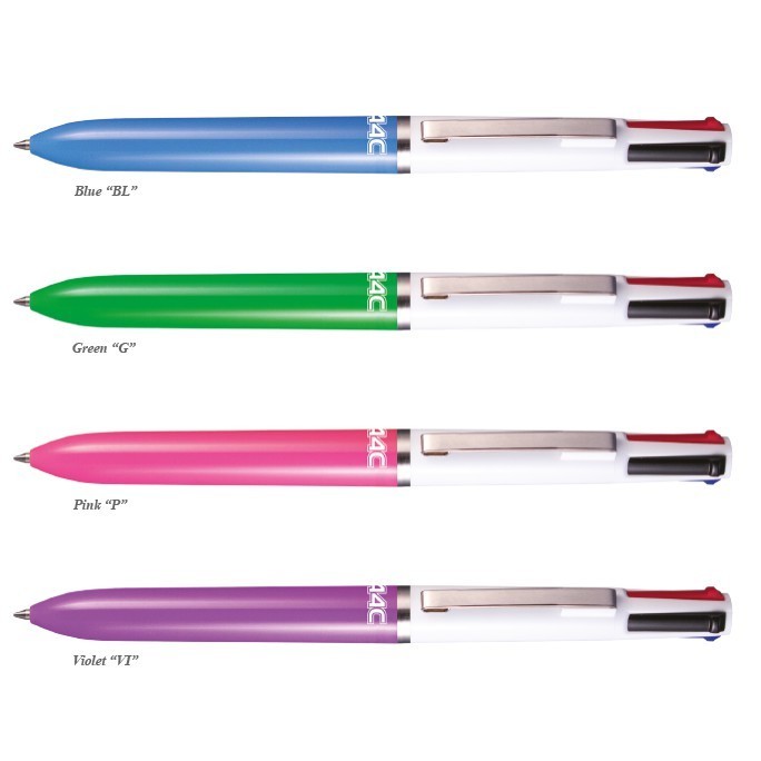 

[1 PCS] Pen Zebra 4 Warna A4C Pulpen 4 Warna Zebra a4c