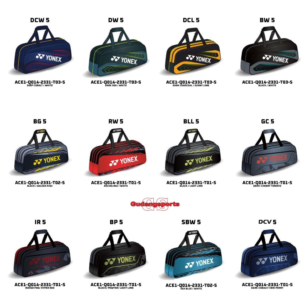 Tas Badminton Bag Yonex ACE 1 - ACE1-Q014-2331-T03-S - MODEL KOTAK - TAS BULUTANGKIS