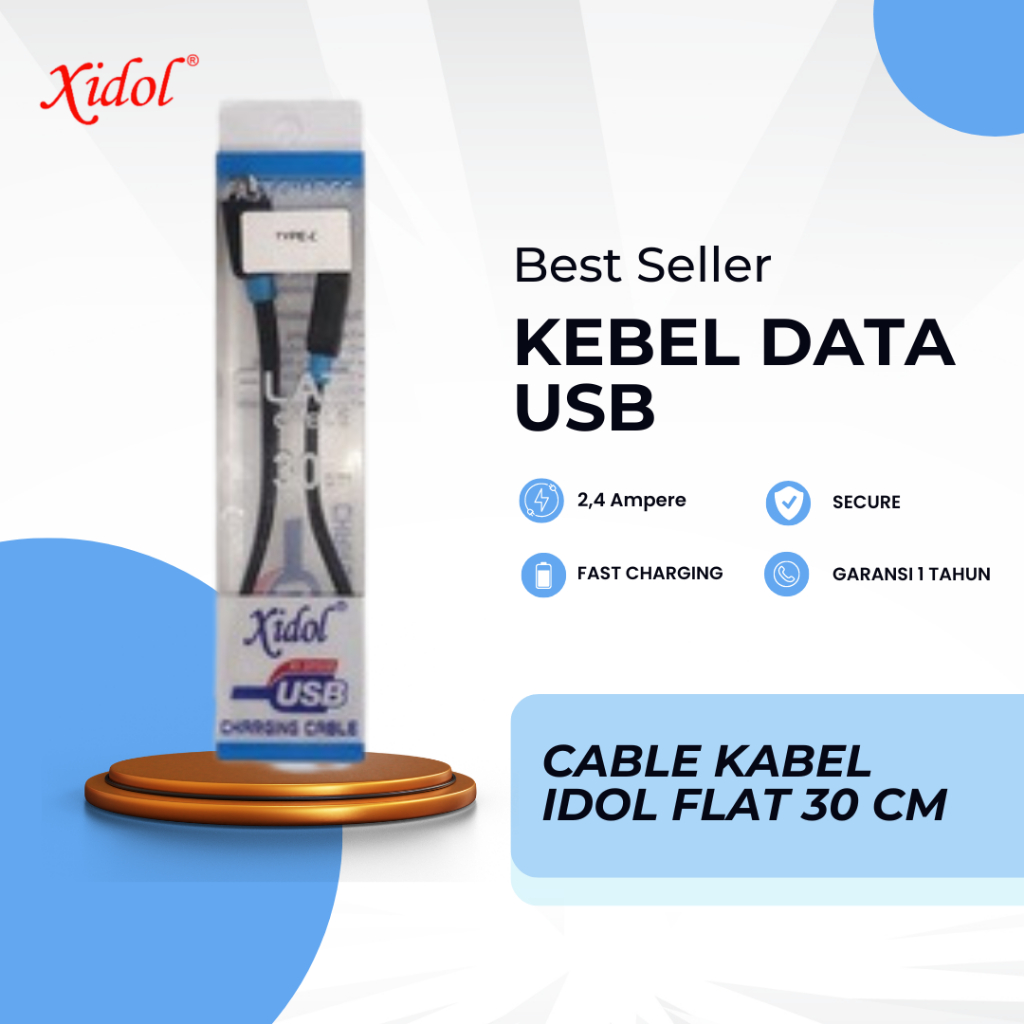 KABEL XIDOL FLAT 30 CM