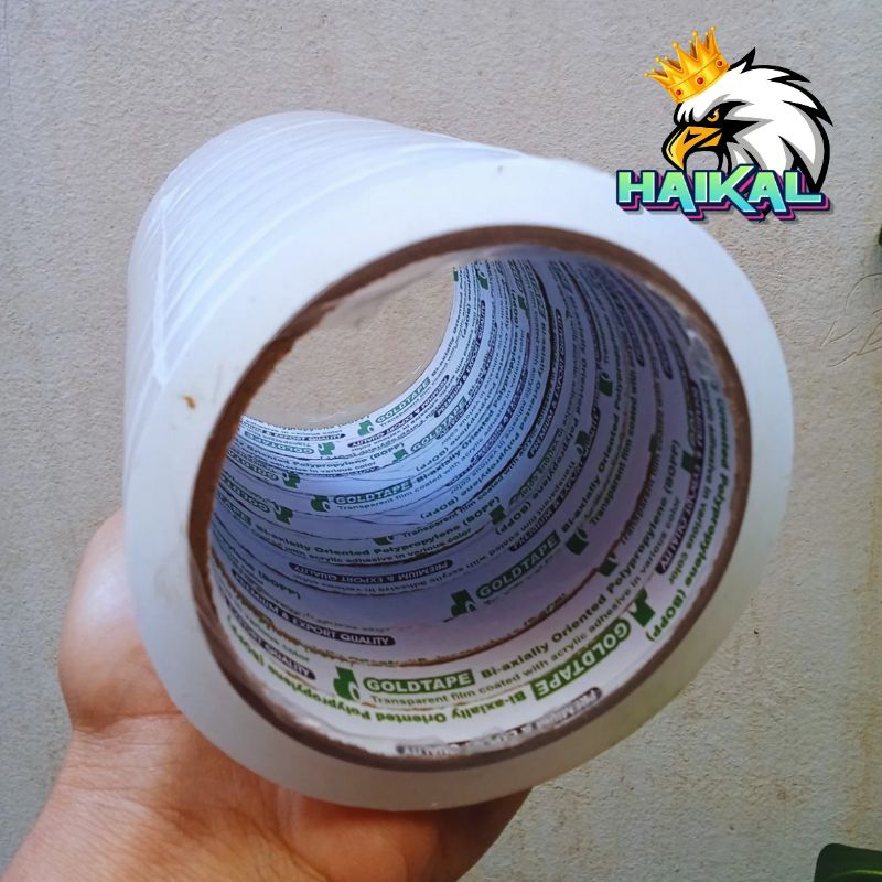 

Isolasi Goldtape 1 Inchi 1/2 Inchi (1Slop)