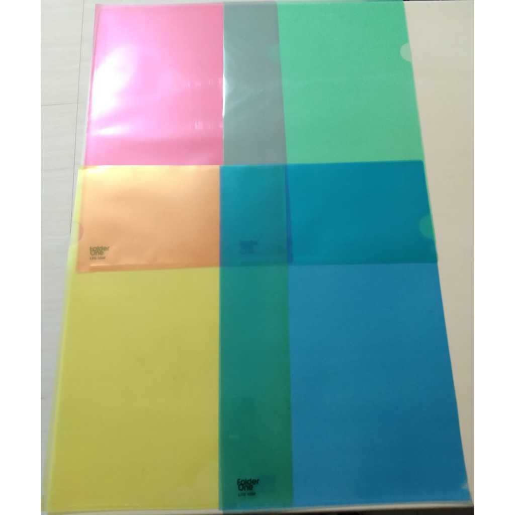 

Map L / Clear Sleeves Ukuran Folio Warna