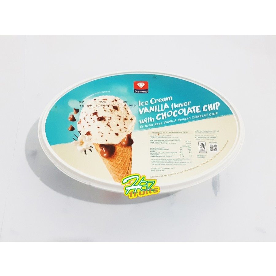 

DIAMOND ICE CREAM SPECIAL VANILLA CHOCOLATE CHIP 700 ML