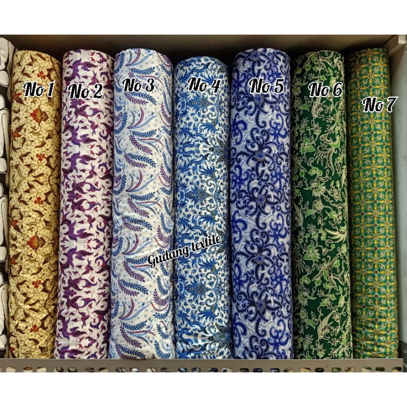 kain batik katun cemani meteran // bahan batik katun cemani bakal atasan eceran // batik katun motif