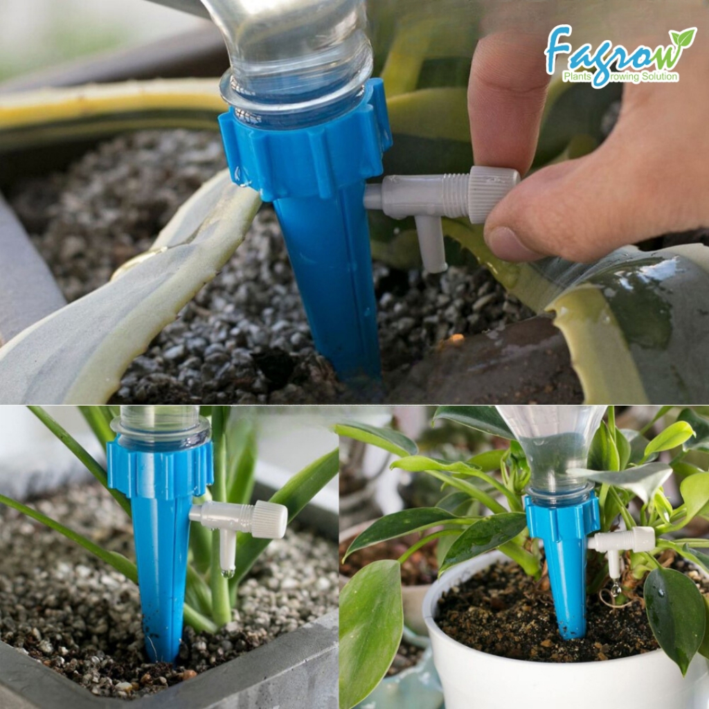 10 Pcs Alat Penyiram Tanaman Tetes Otomatis | Infus Tetes | Drip Tetes Irigasi Kebun Botol Bekas