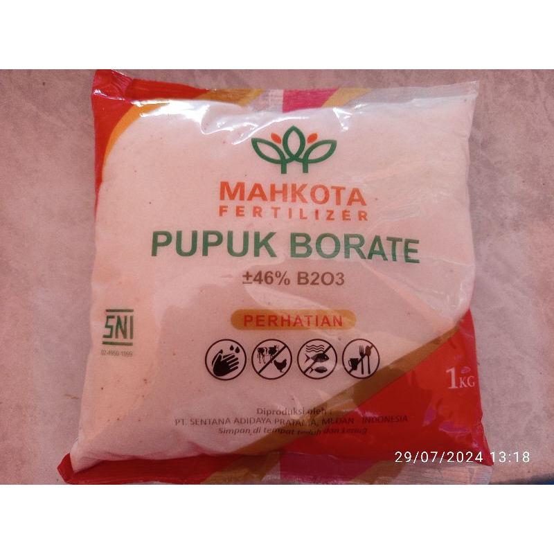 Pupuk Borate Mahkota 1kg