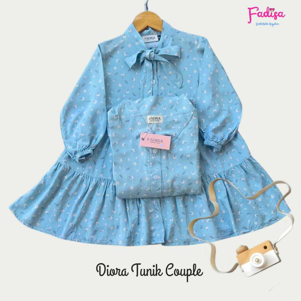 Fadisa ~ Diora Tunik Couple Ibu dan Anak Bayi Balita 0- 5 tahun 1 Set Sepasang Ibu dan Anak