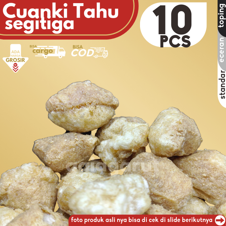 

Cuanki TAHU segitiga 10pcs by GaiaGarut