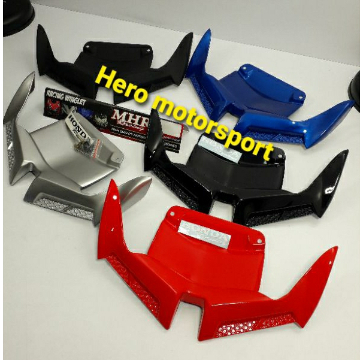 Winglet Sayap Depan Honda Beat Fi 2012/2019 Tahun /Beat Fi Lama Bahan ABS Original "MHR" Best Qualit