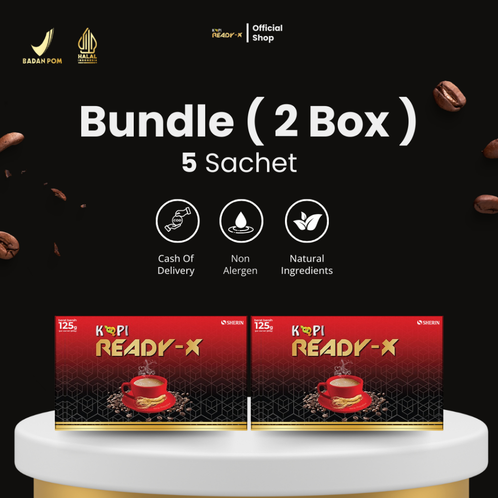 

Kopi Ready X | Paket 2 Box | 5 Sachet