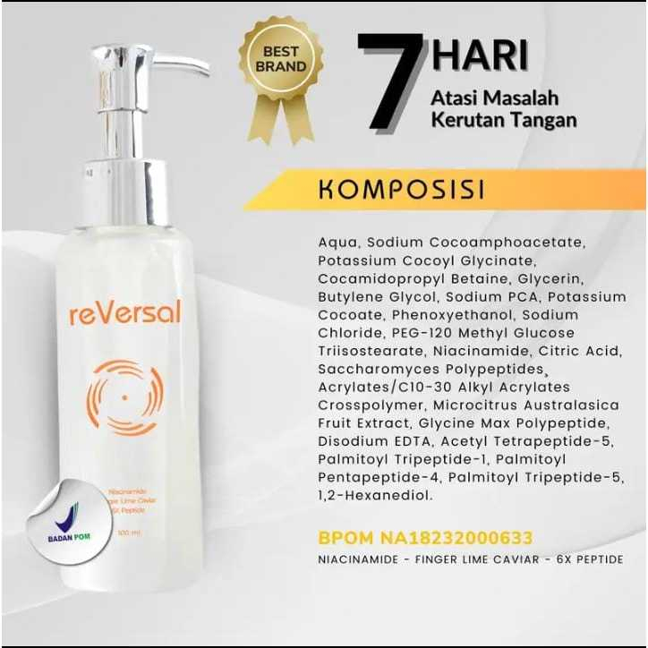 YC 22 Reversal Skin Wash Untuk Kulit Tangan Keriput cream tangan kering dan keriput, cream tangan