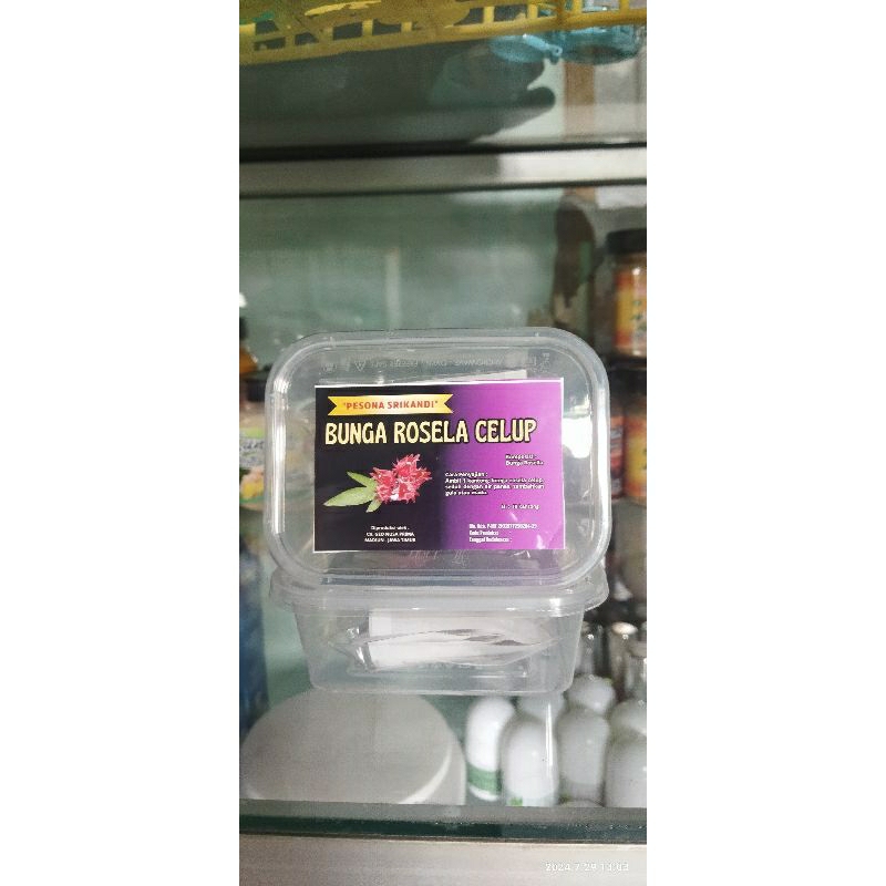 

Bunga Rosela Celup isi 10 kantong