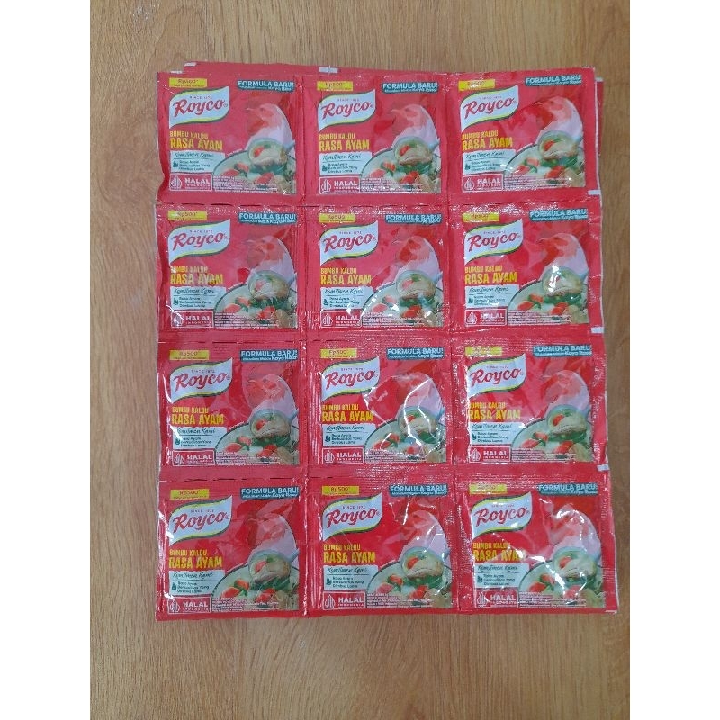 

royco ayam sachet, 8grm 3 renceng isi 36pcs