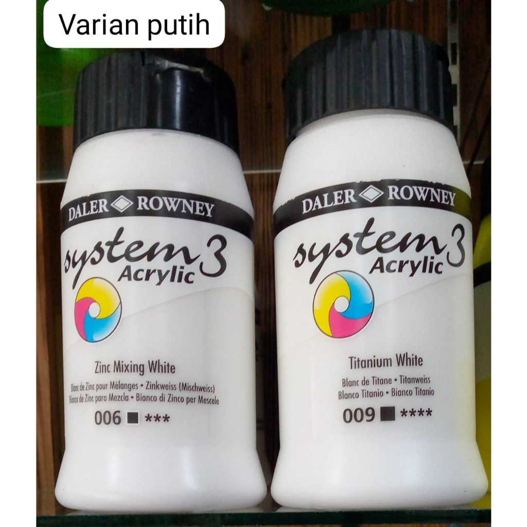 

Cat Acrylic System3 500ml Produk Eropa Untuk Melukis