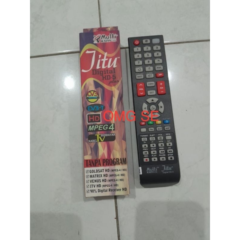 remote TV MULTI digital HD5 plus jitu