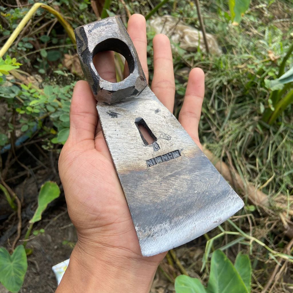 Petel Tukang Kayu Baja Asli/ Mata Petel Rimbas Pecok Kayu/ Chipping Hammer Petel Tajam