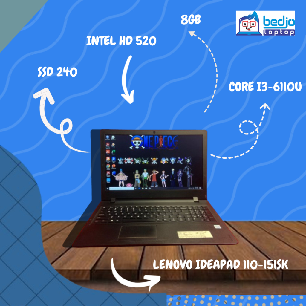 TERKECE, Beli laptop bekas, Laptop Lenovo, Lenovo Termurah, LENOVO IP 110-151SK