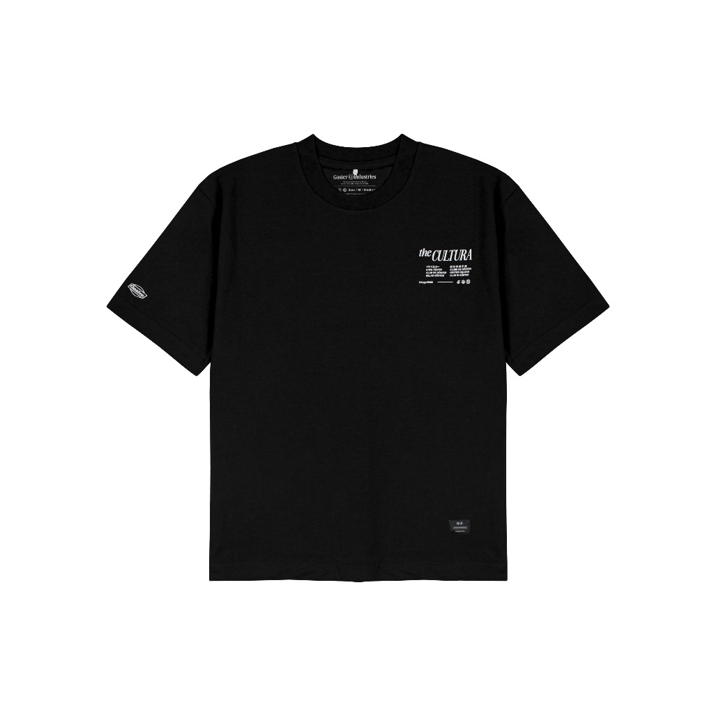 Goster Heavy Weight Regular Fit T-Shirt 200GSM - Township  Black