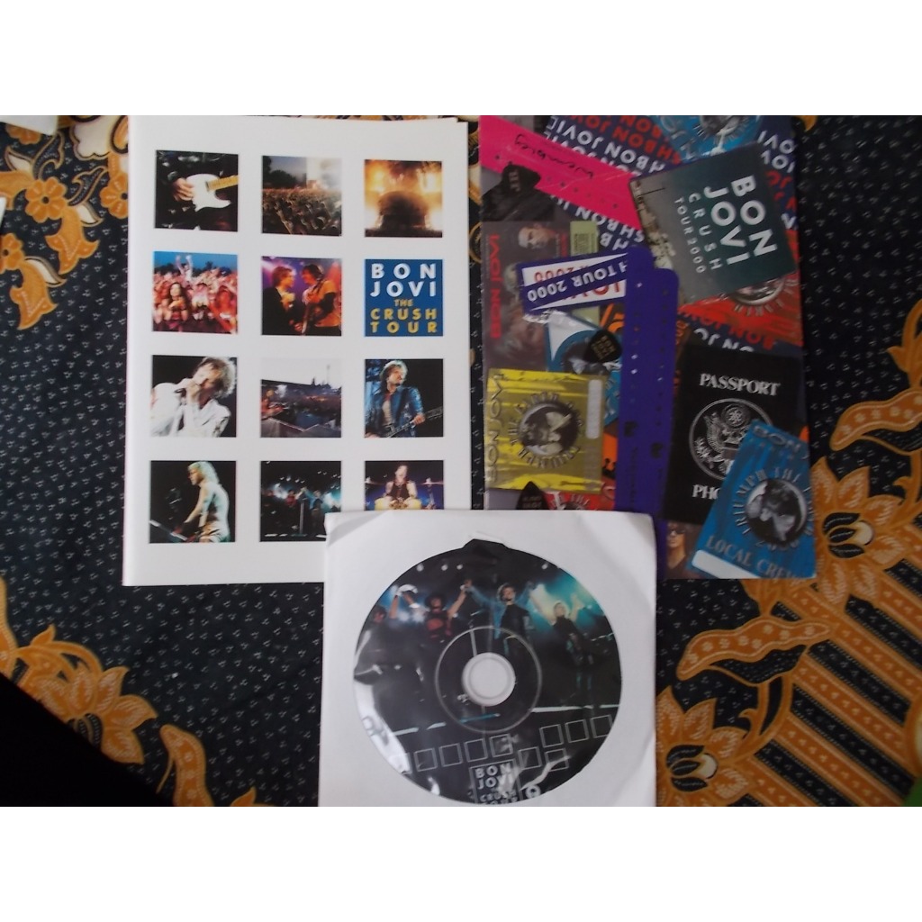 DVD BON JOVI - CRUSH TOUR 2000