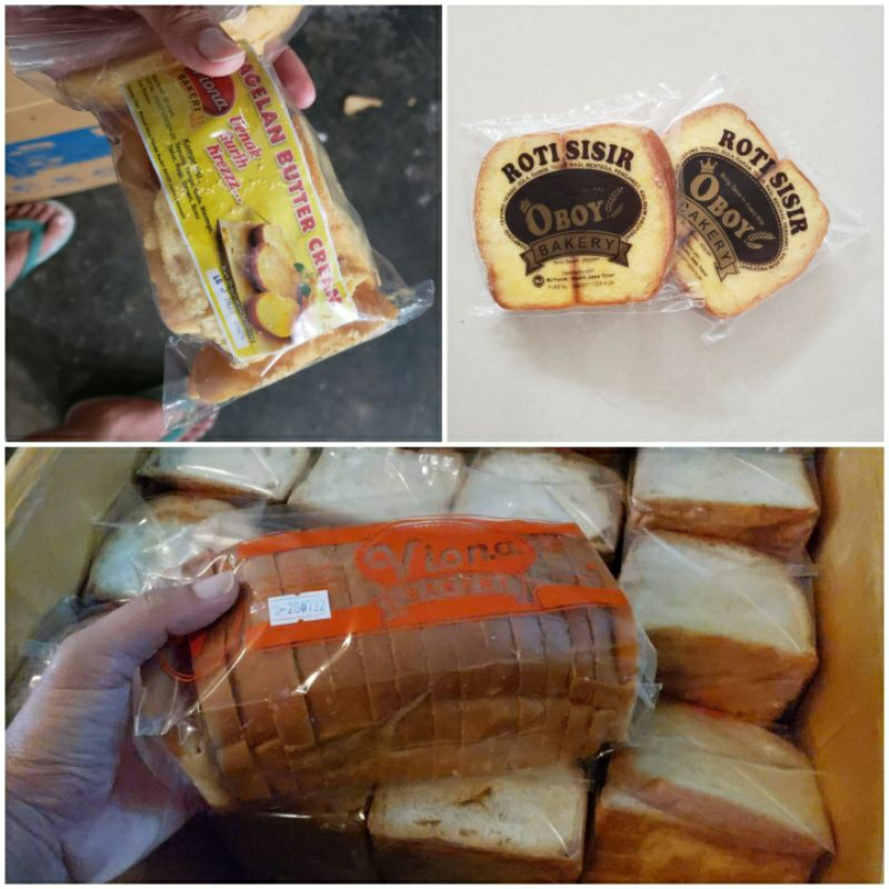 

Paket Keluarga kecil ( 1pc roti Sisir, 1pc Bagelen butter cream kecil, 1pc Roti Tawar)