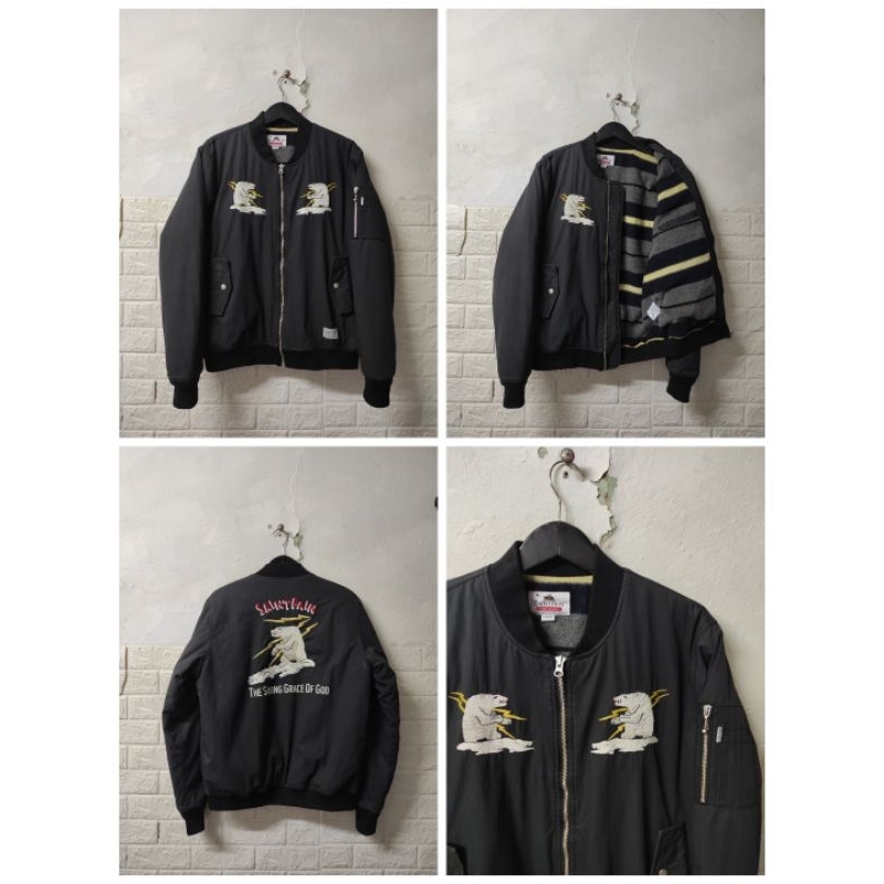 Jaket Bomber Tebal MA-1 Saintpain