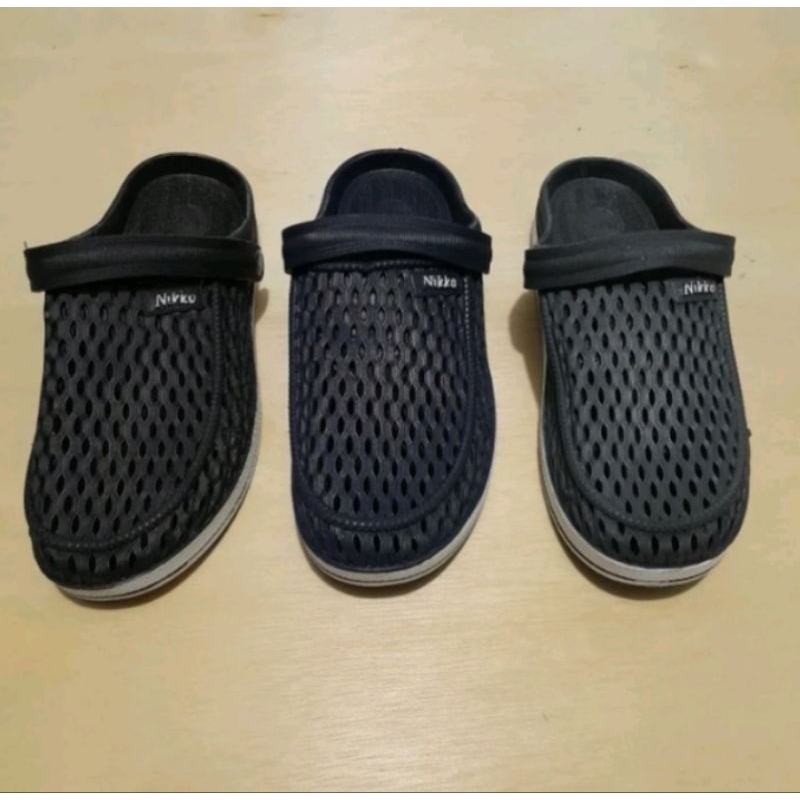 Murah Sandal Nikko 8155 Sandal Slop Sepatu Slop Karet Pria