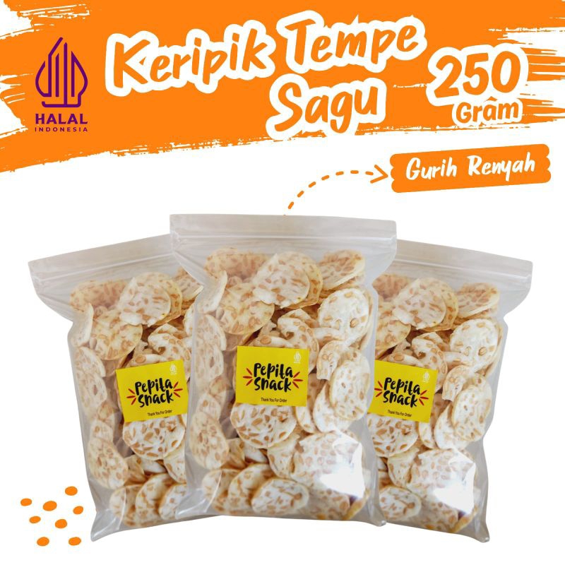 

Keripik Tempe Sagu 250 Gram