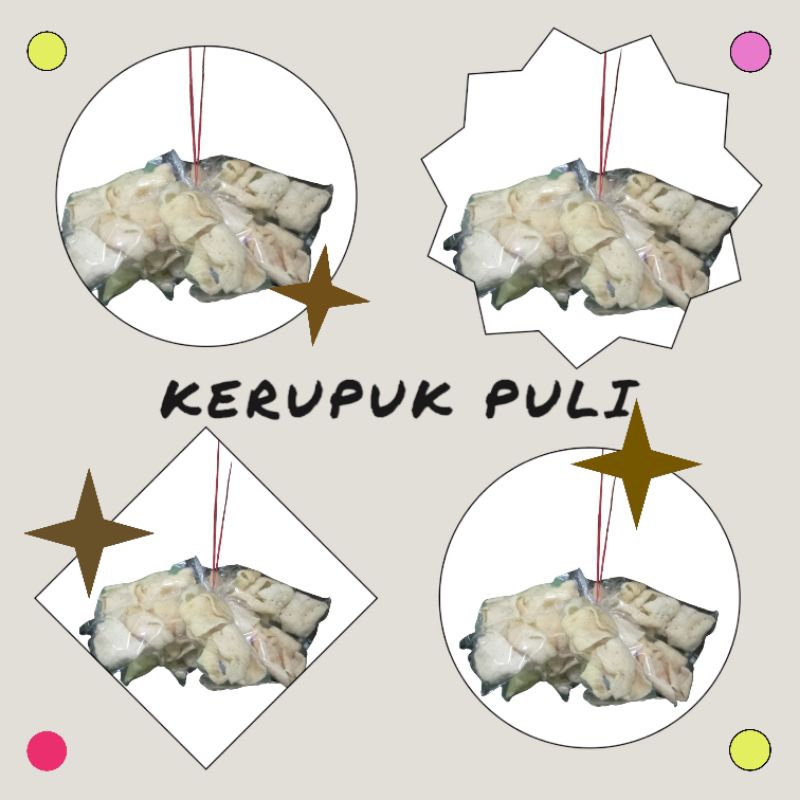 

KERUPUK PULI KETUMBAR, puli kerupuk homemade siap makan satu ikat isi 12