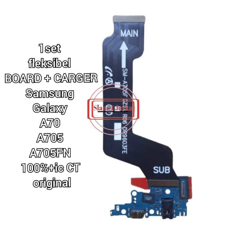 PAPAN CAS KONEKTOR CAS+ FLEKSIBEL BOARD SAMSUNG GALAXY A705 A70/A705 FN 100% IC CT ORIGINAL