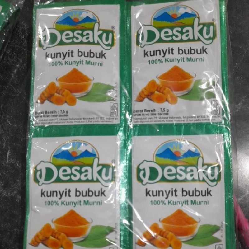 

DESAKU KUNYIT BUBUK RENCENG 12x7.5g