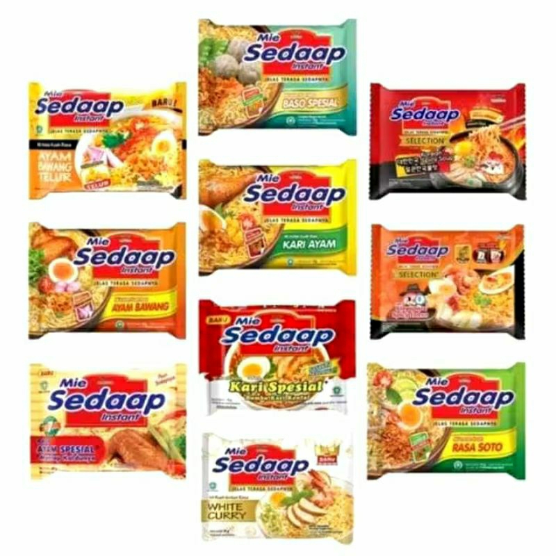 

MIE SEDAP INSTAN KUAH DAN GORENG/MIE REBUS & GORENG