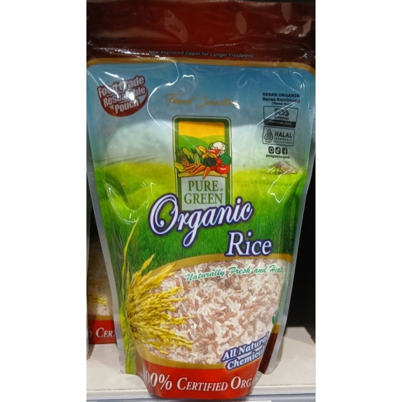 

Beras Organik Mix Rice PURE GREEN Beras Campur 1 kg - HK