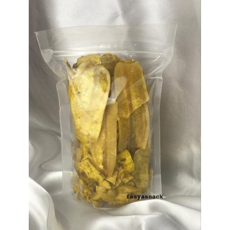 

KRIPIK PISANG ASIN GURIH || fasya snack