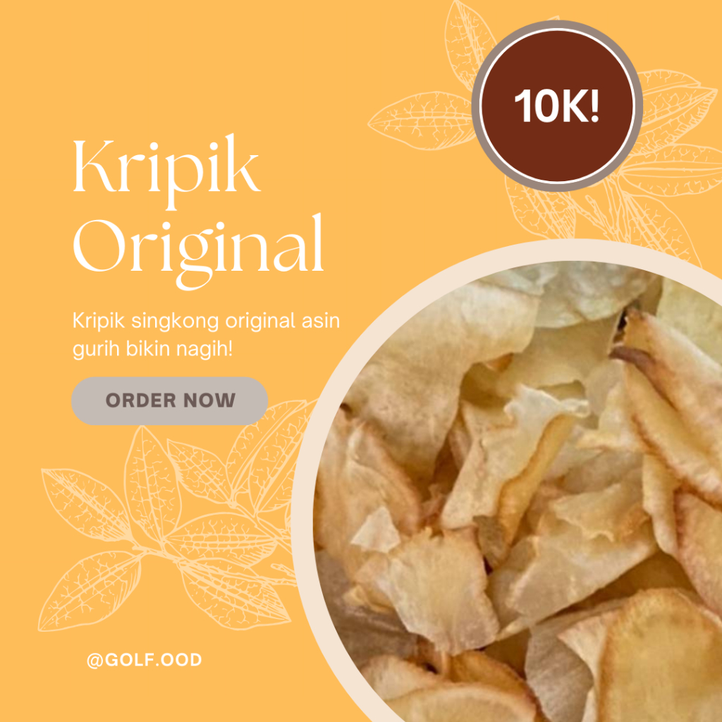

Kripik Singkong Kriwil Bandung 100gr - Original