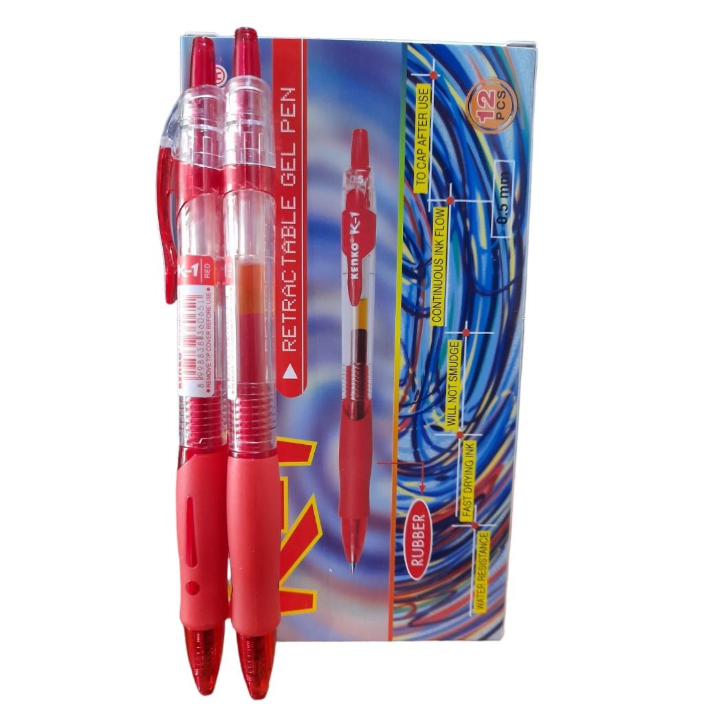 

D3W! PULPEN / BOLPEN / PEN / PENA GEL KENKO K1 K 1 K-1 0.5 MM