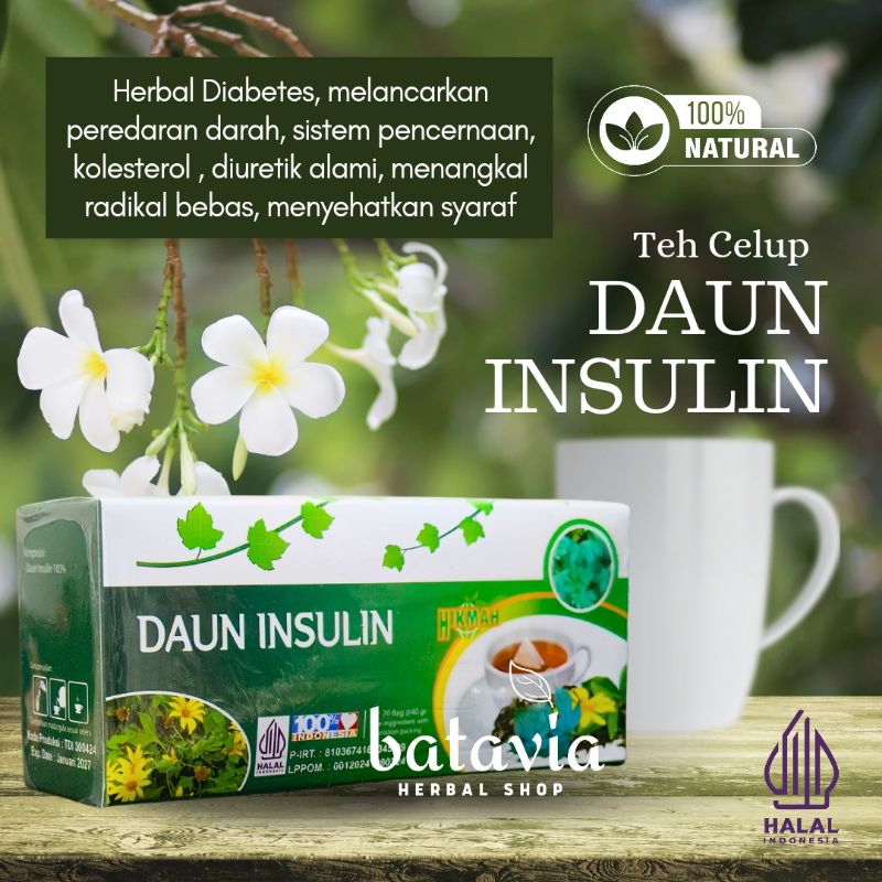 

Teh Celup Daun Insulin Hikmah Teh Herbal