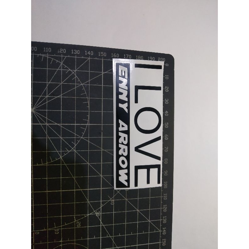 cutting stiker Enny arrow